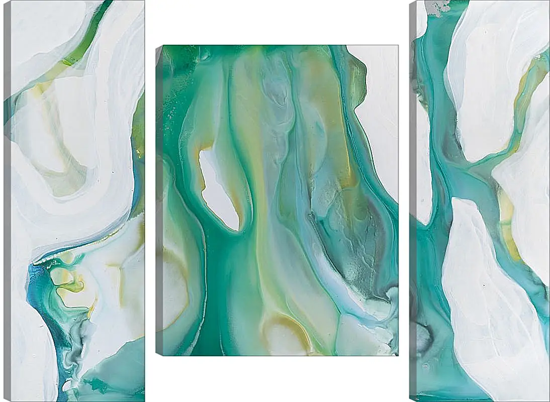 Модульная картина - Emerald diptych1. Mari Dein