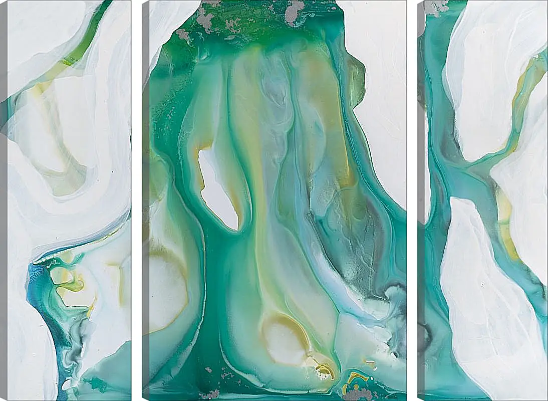 Модульная картина - Emerald diptych1. Mari Dein