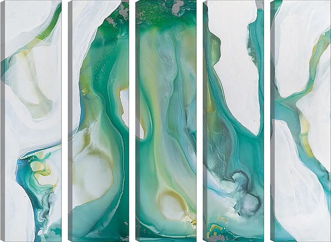 Модульная картина - Emerald diptych1. Mari Dein