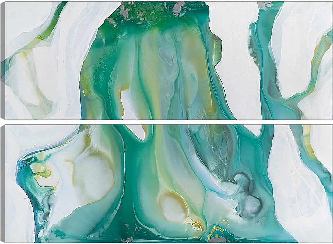 Модульная картина - Emerald diptych1. Mari Dein