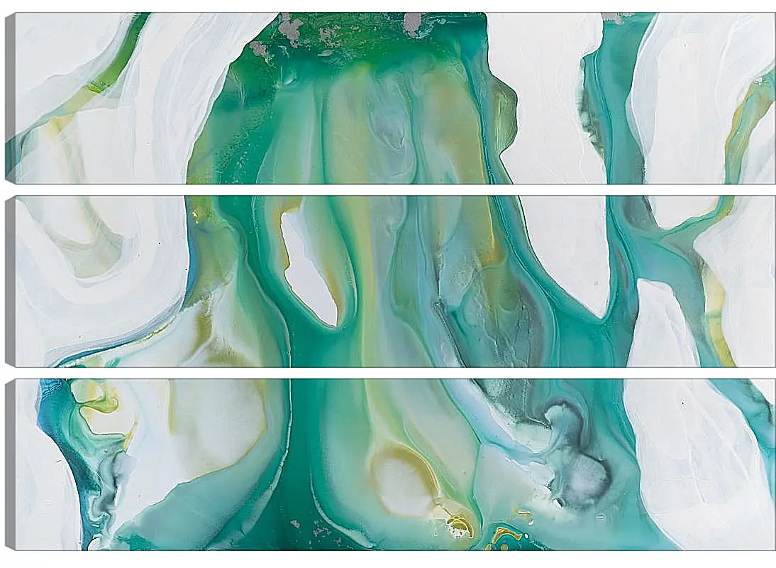 Модульная картина - Emerald diptych1. Mari Dein