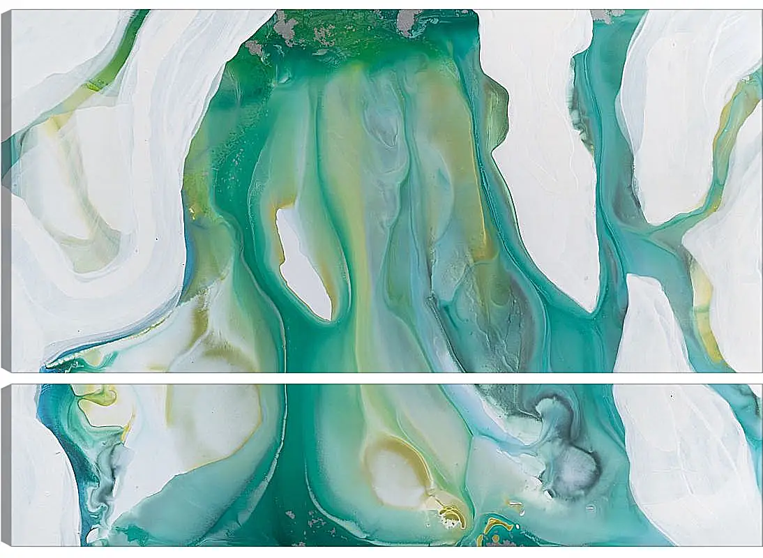 Модульная картина - Emerald diptych1. Mari Dein