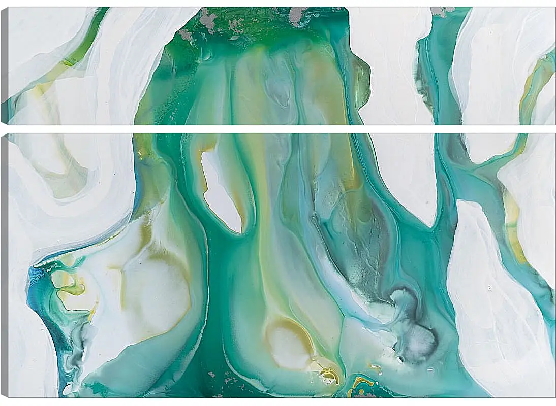 Модульная картина - Emerald diptych1. Mari Dein