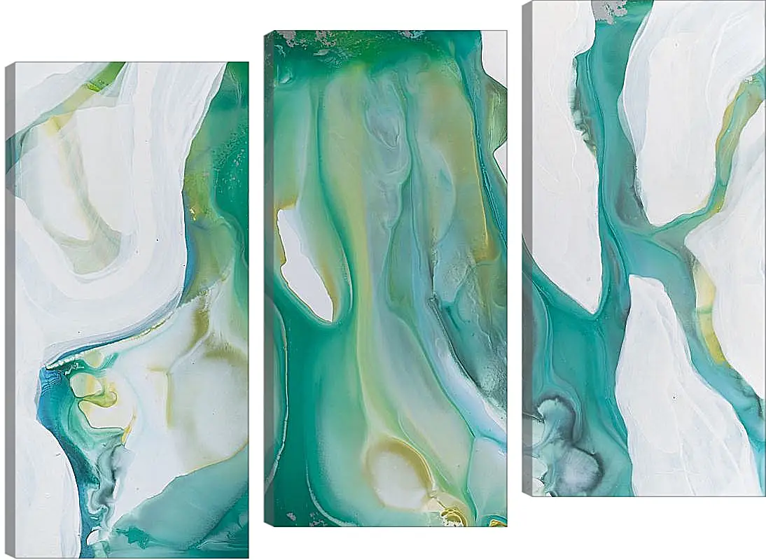 Модульная картина - Emerald diptych1. Mari Dein