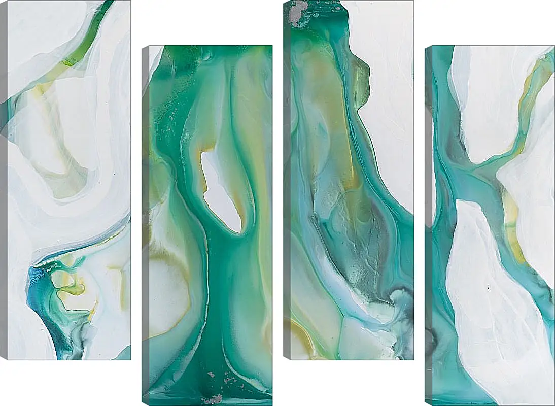 Модульная картина - Emerald diptych1. Mari Dein