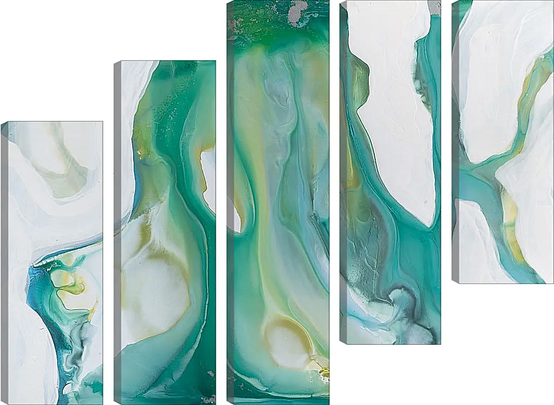 Модульная картина - Emerald diptych1. Mari Dein