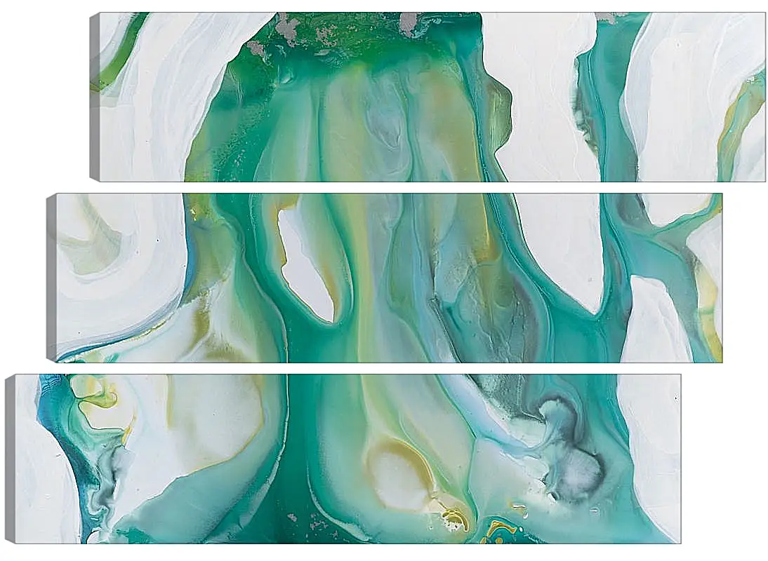 Модульная картина - Emerald diptych1. Mari Dein