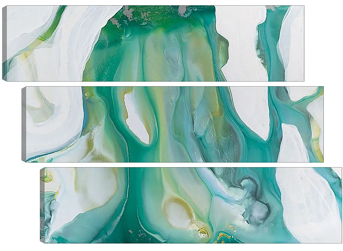 Модульная картина - Emerald diptych1. Mari Dein