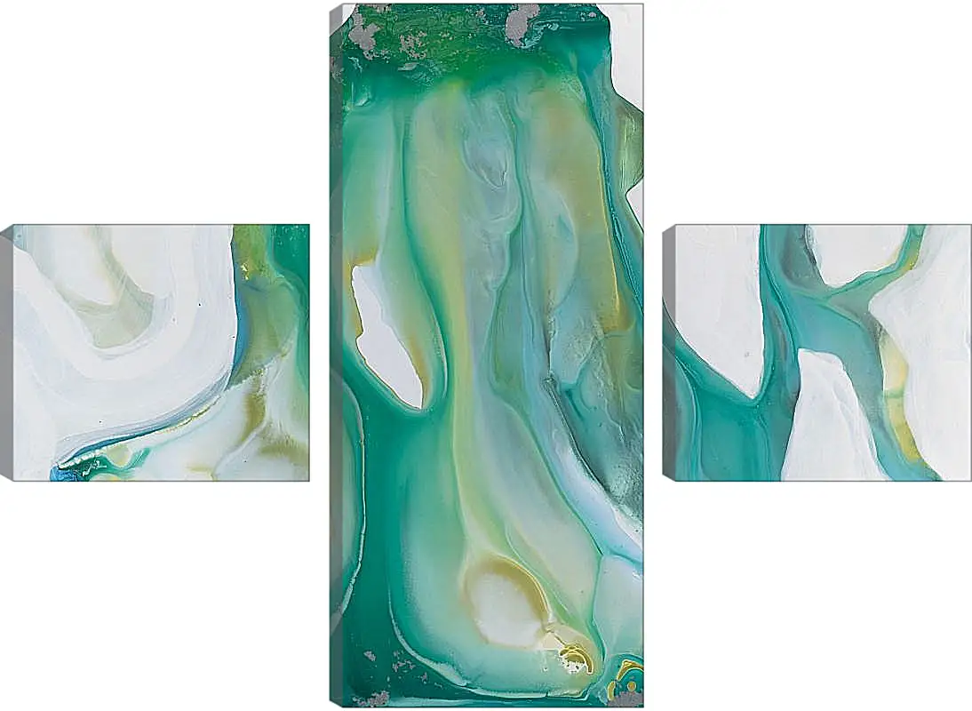 Модульная картина - Emerald diptych1. Mari Dein