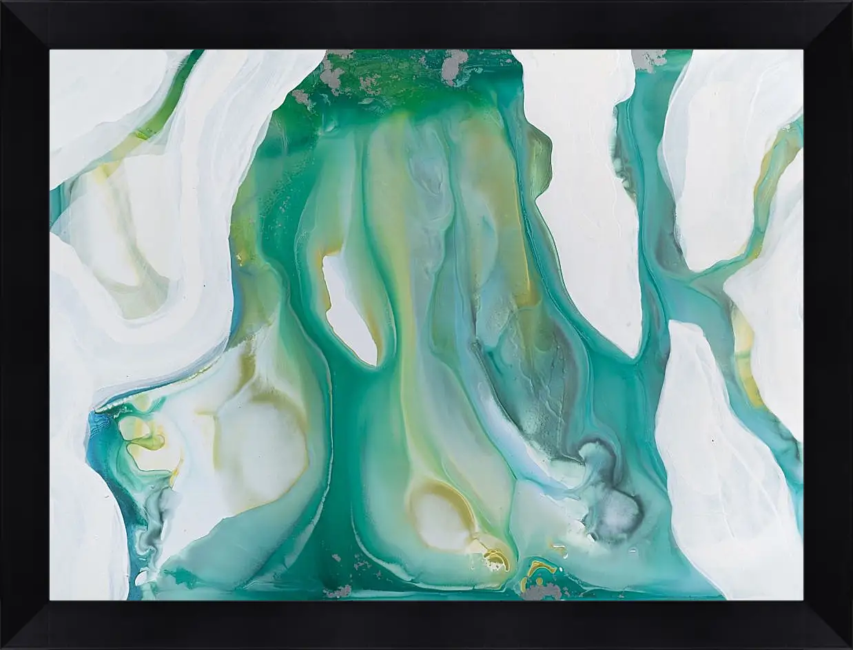 Картина в раме - Emerald diptych1. Mari Dein