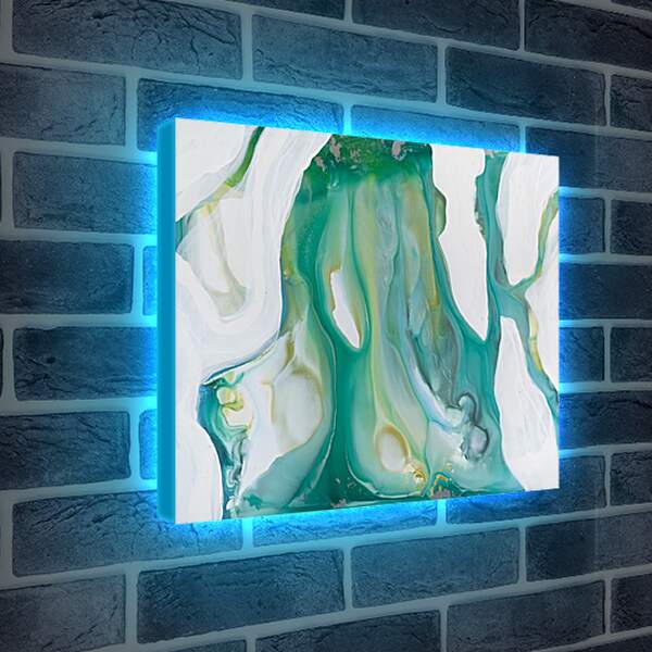 Лайтбокс световая панель - Emerald diptych1. Mari Dein