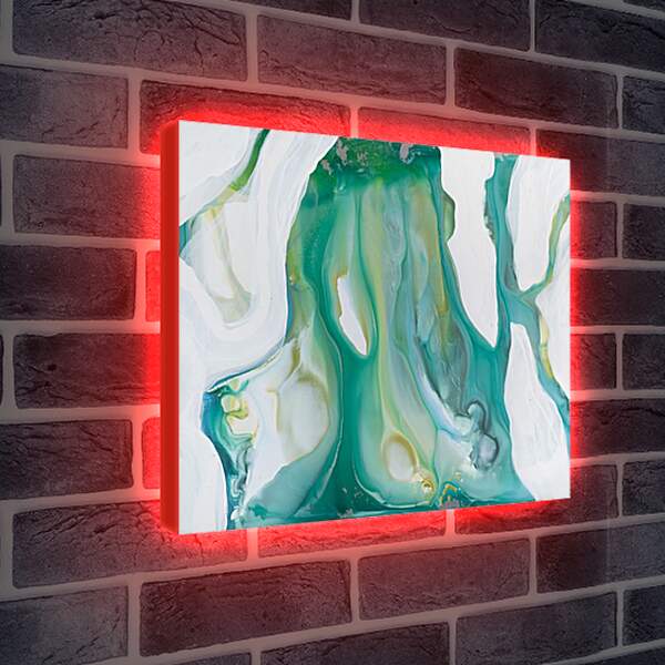 Лайтбокс световая панель - Emerald diptych1. Mari Dein