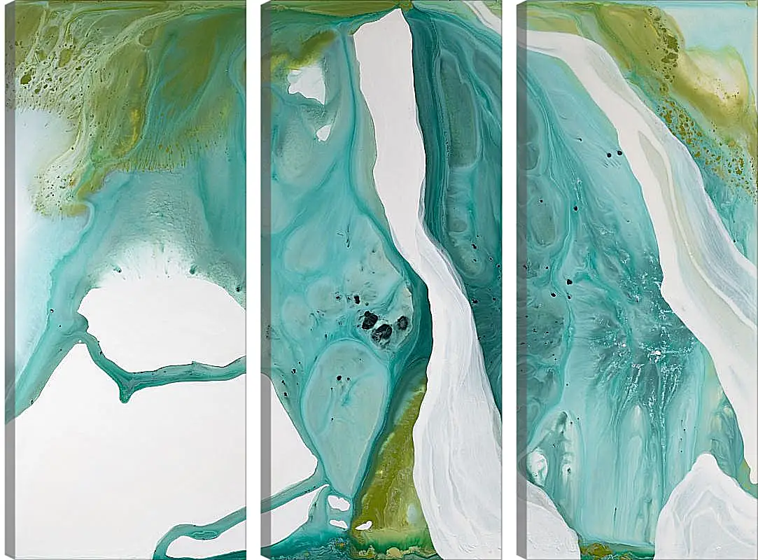 Модульная картина - Emerald diptych2. Mari Dein