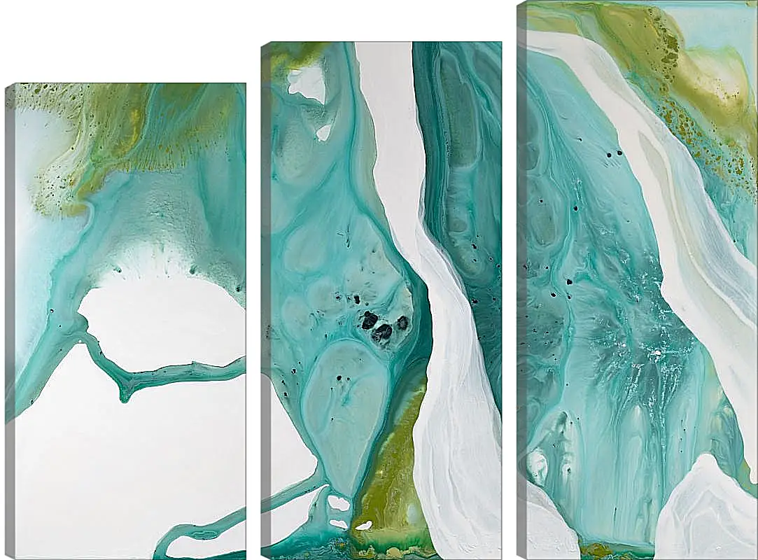 Модульная картина - Emerald diptych2. Mari Dein