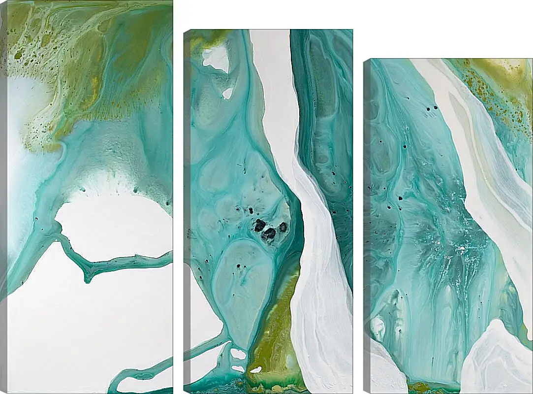 Модульная картина - Emerald diptych2. Mari Dein