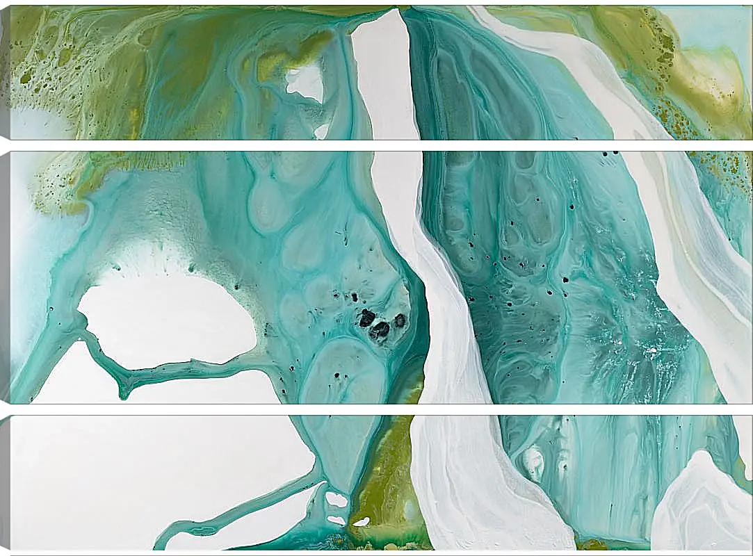 Модульная картина - Emerald diptych2. Mari Dein