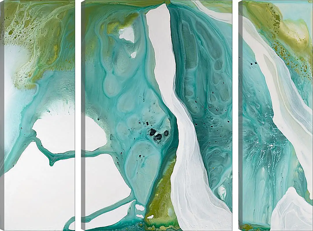 Модульная картина - Emerald diptych2. Mari Dein