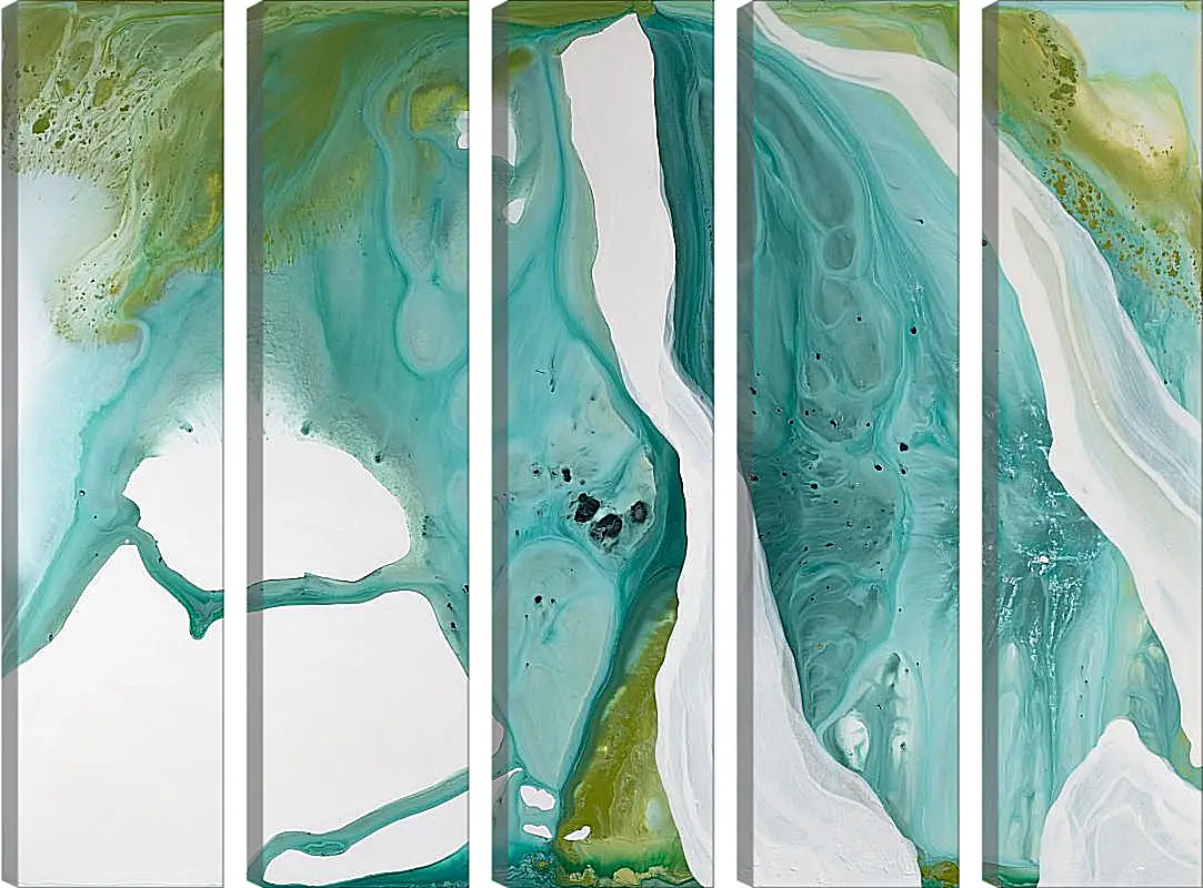 Модульная картина - Emerald diptych2. Mari Dein