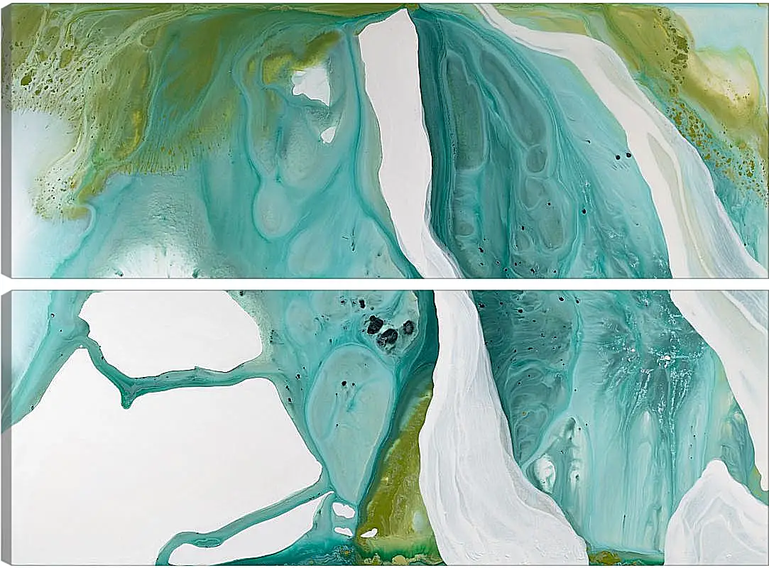 Модульная картина - Emerald diptych2. Mari Dein