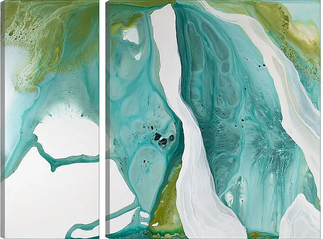 Модульная картина - Emerald diptych2. Mari Dein