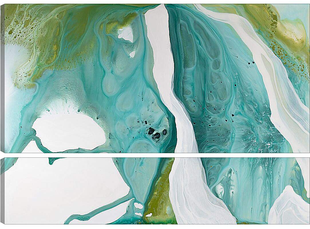 Модульная картина - Emerald diptych2. Mari Dein