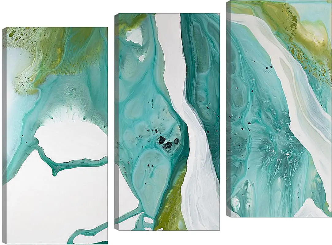 Модульная картина - Emerald diptych2. Mari Dein