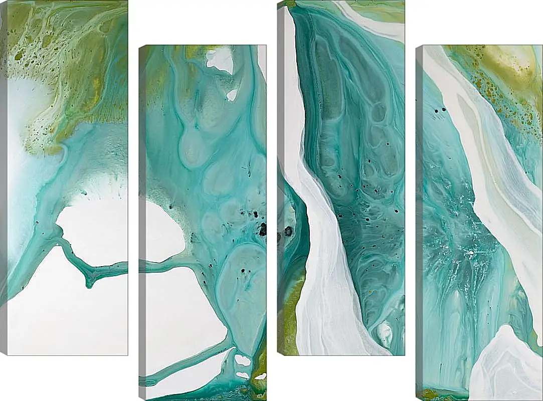 Модульная картина - Emerald diptych2. Mari Dein