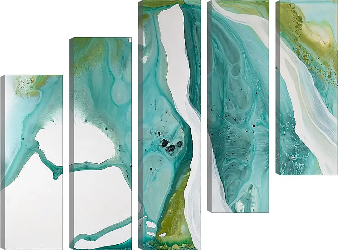 Модульная картина - Emerald diptych2. Mari Dein