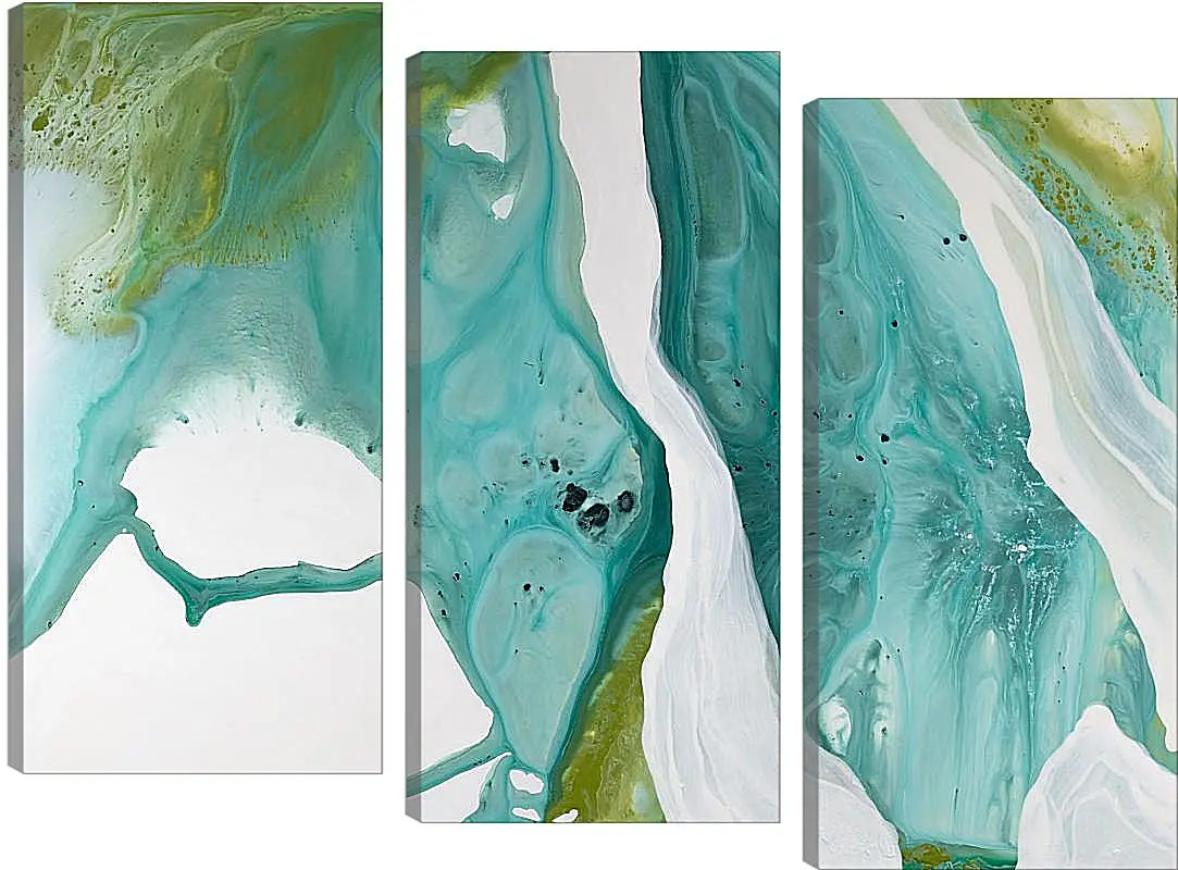 Модульная картина - Emerald diptych2. Mari Dein