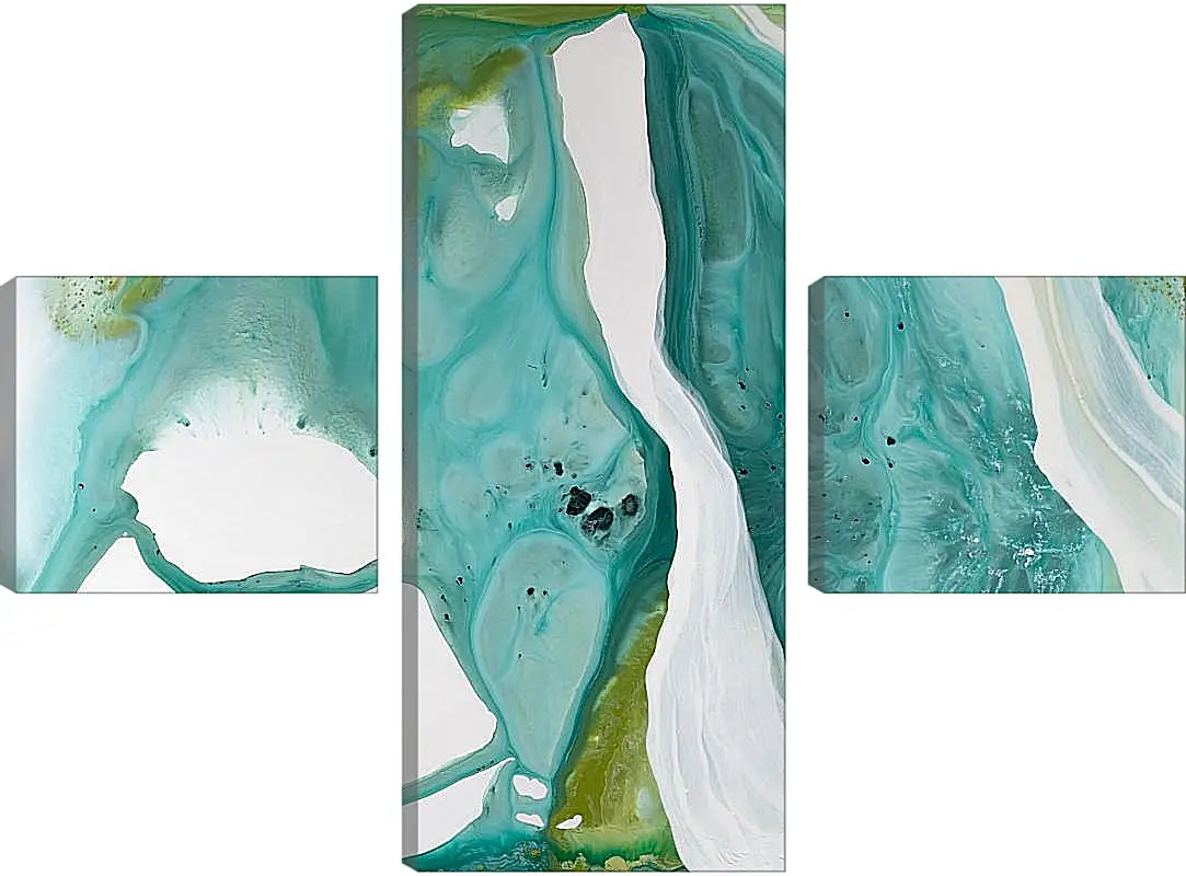 Модульная картина - Emerald diptych2. Mari Dein