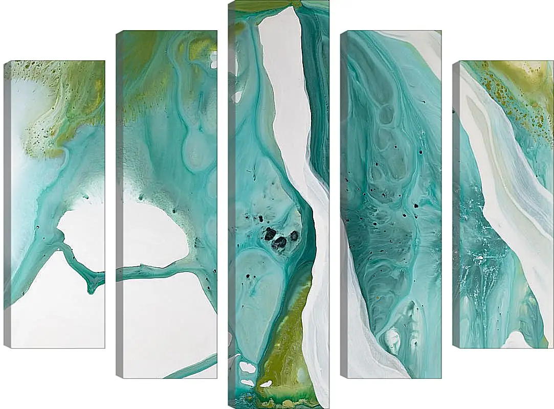 Модульная картина - Emerald diptych2. Mari Dein