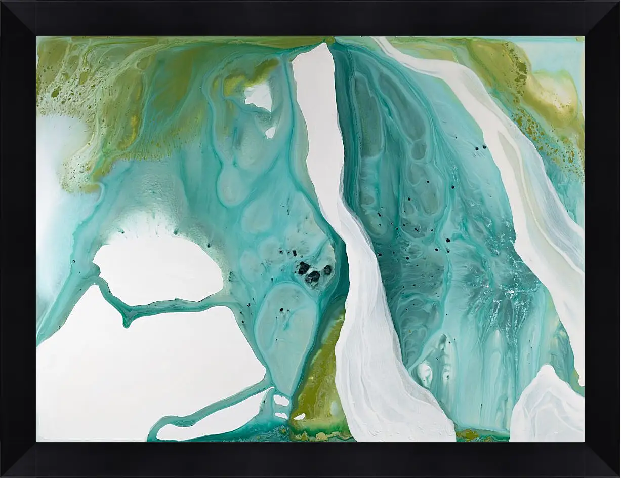 Картина в раме - Emerald diptych2. Mari Dein