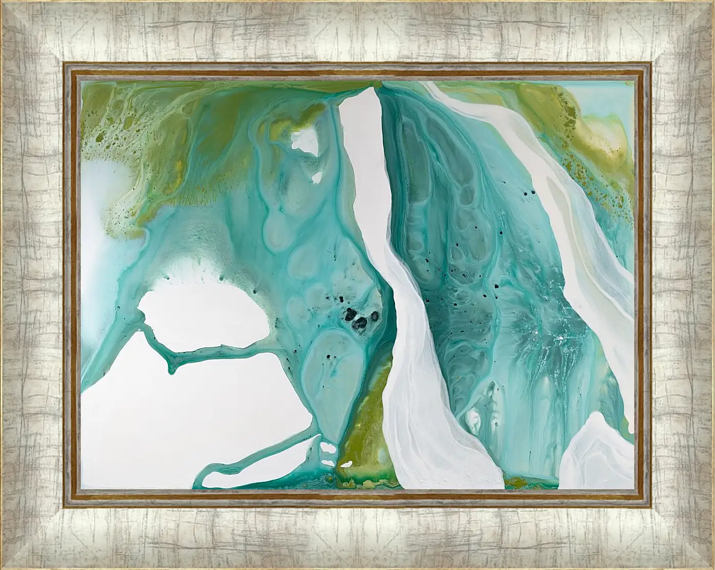 Картина в раме - Emerald diptych2. Mari Dein