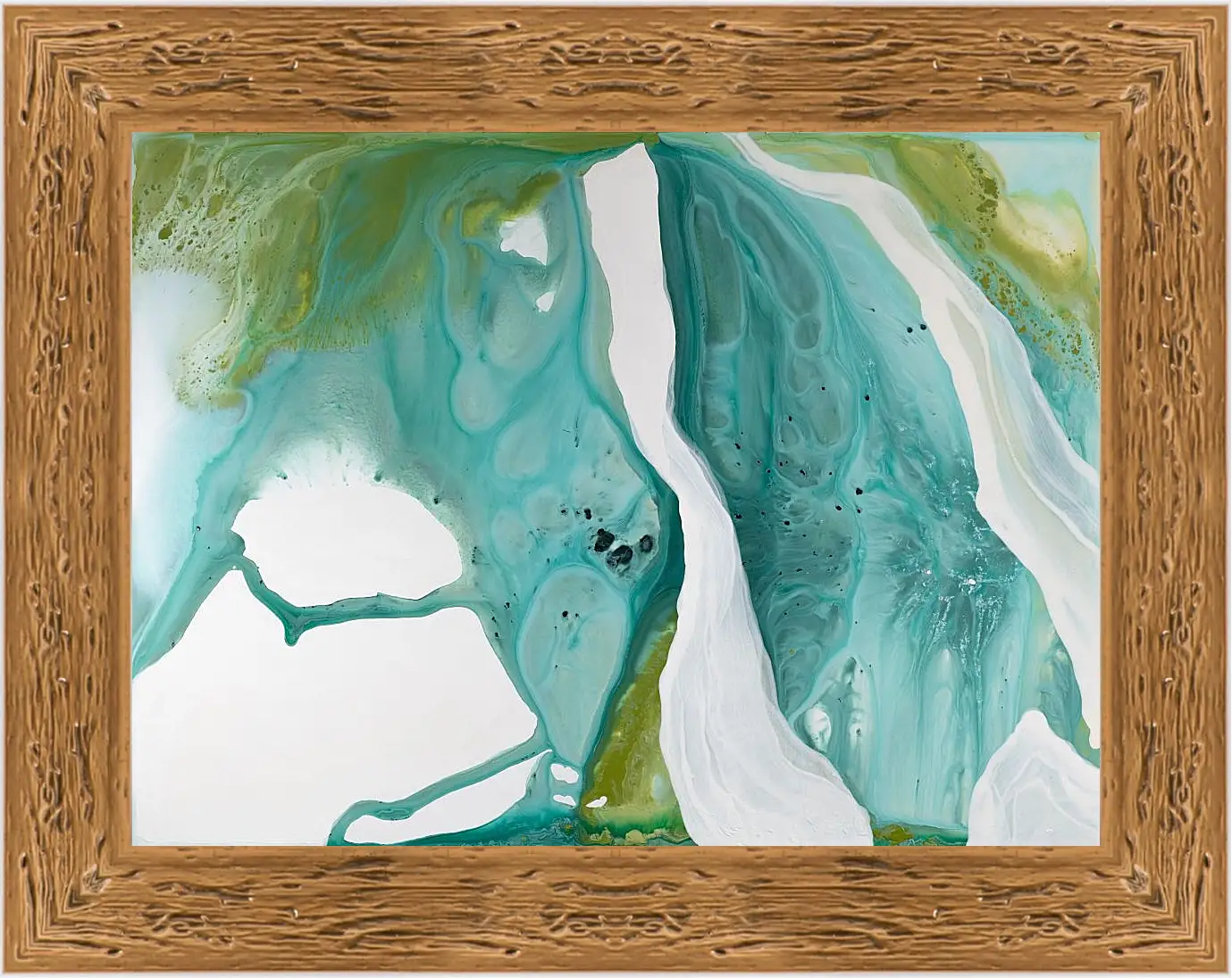 Картина в раме - Emerald diptych2. Mari Dein