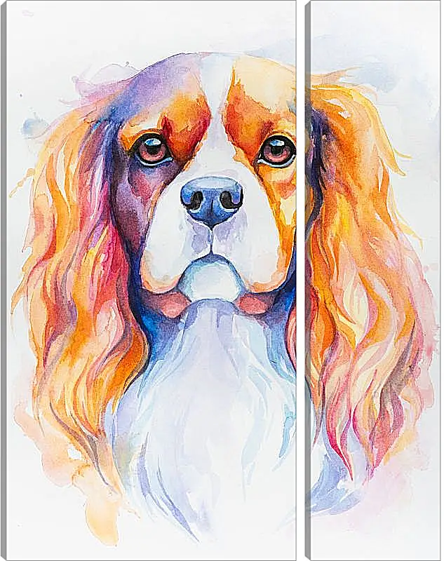 Модульная картина - Cavalier King Charles Spaniel. Mari Dein