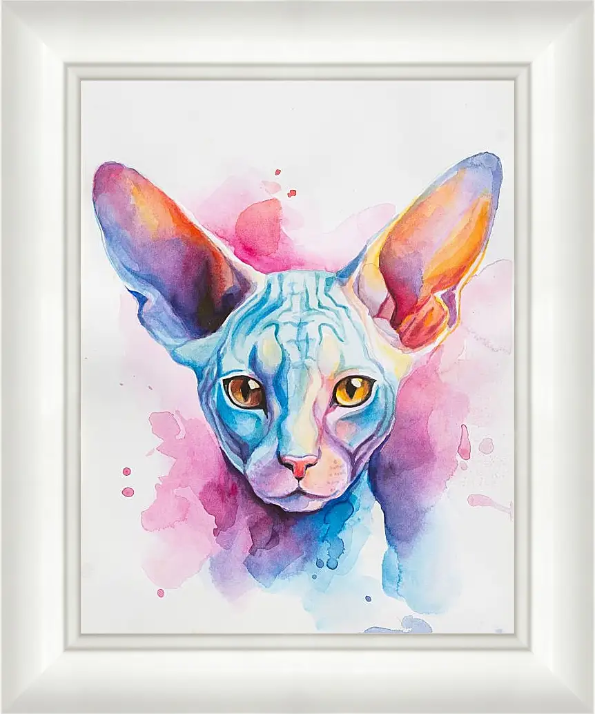 Картина в раме - Cornish Rex. Mari Dein