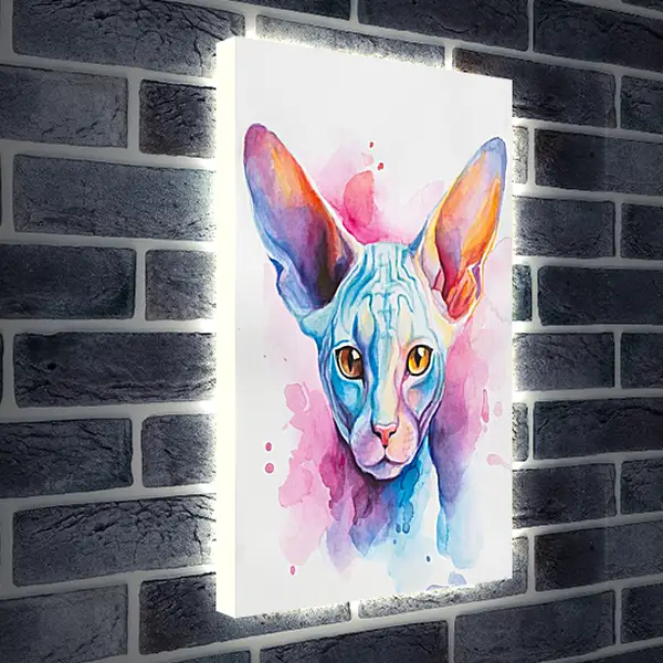 Лайтбокс световая панель - Cornish Rex. Mari Dein