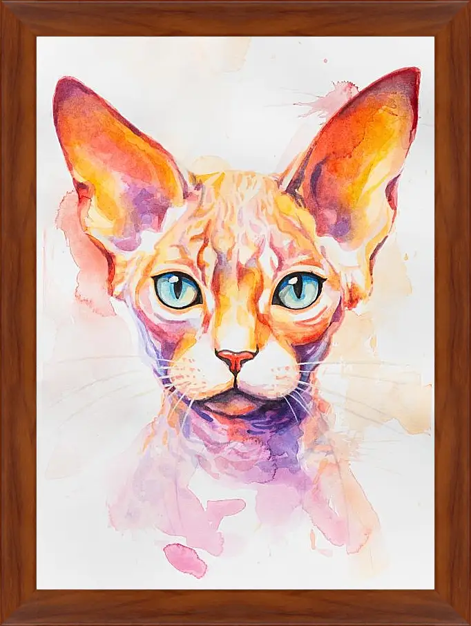 Картина в раме - Devon Rex. Mari Dein