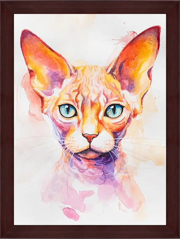 Картина в раме - Devon Rex. Mari Dein