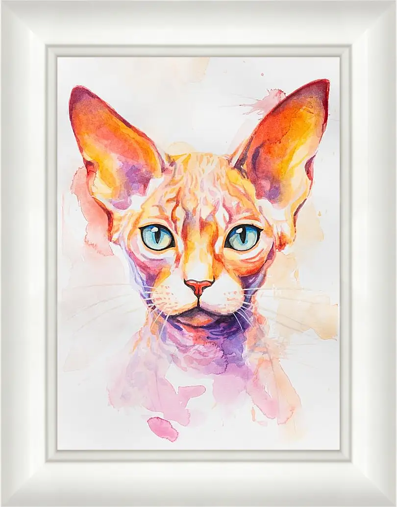 Картина в раме - Devon Rex. Mari Dein