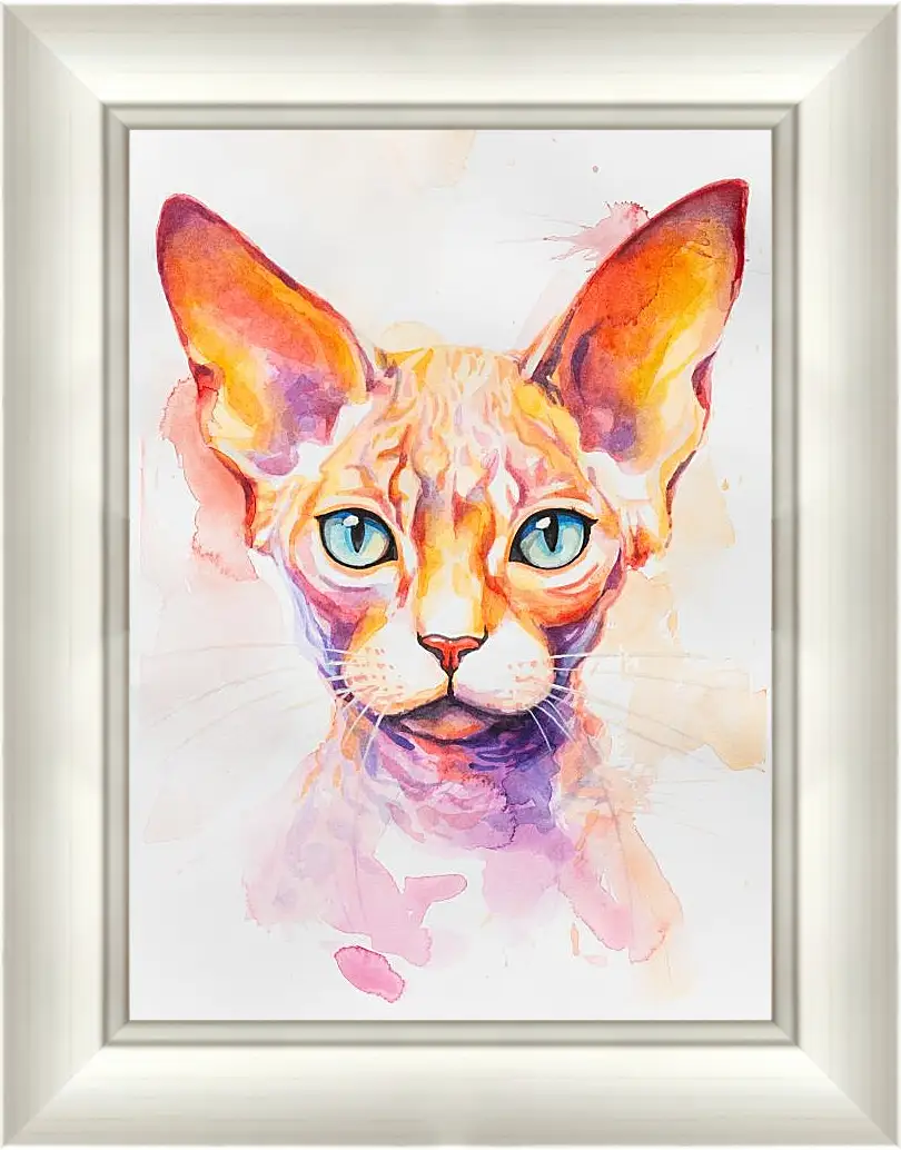 Картина в раме - Devon Rex. Mari Dein