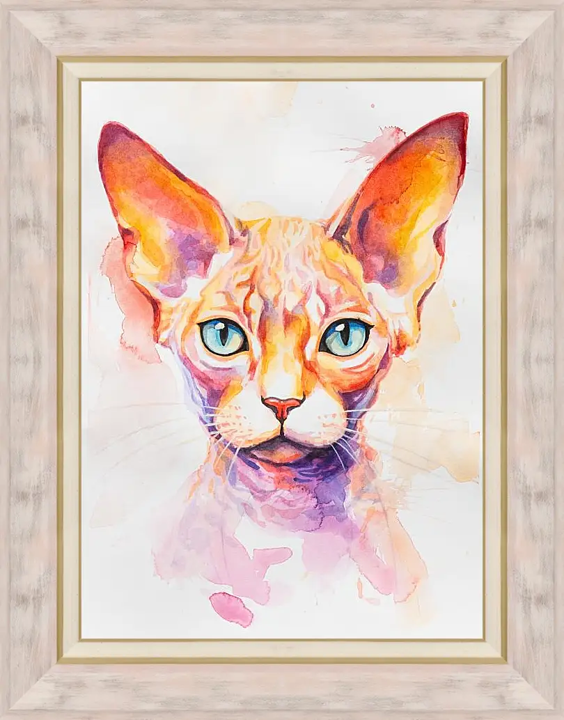 Картина в раме - Devon Rex. Mari Dein