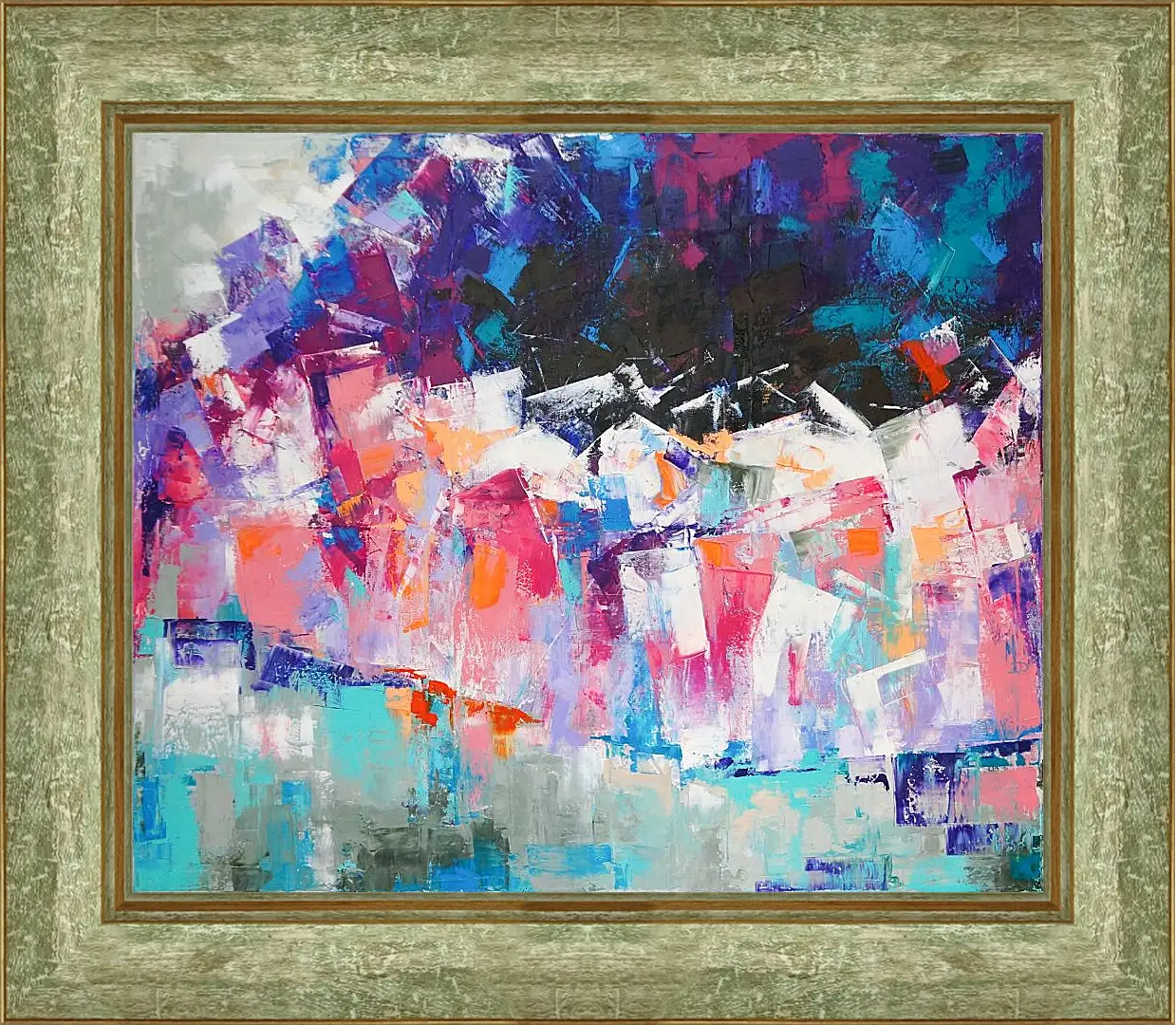 Картина в раме - Fluorite. Mari Dein
