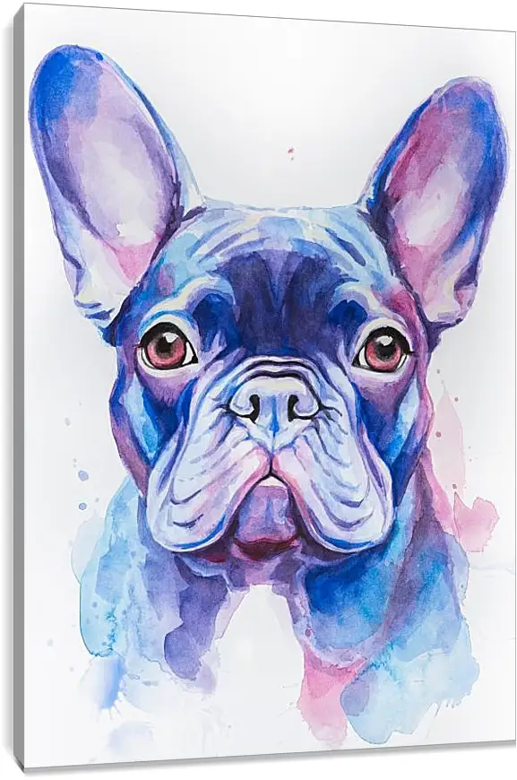 Постер и плакат - French Bulldog. Mari Dein