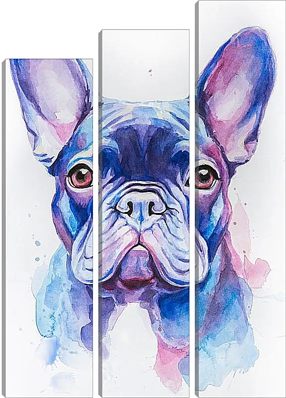 Модульная картина - French Bulldog. Mari Dein