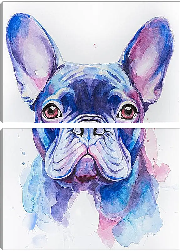 Модульная картина - French Bulldog. Mari Dein