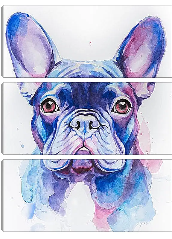 Модульная картина - French Bulldog. Mari Dein