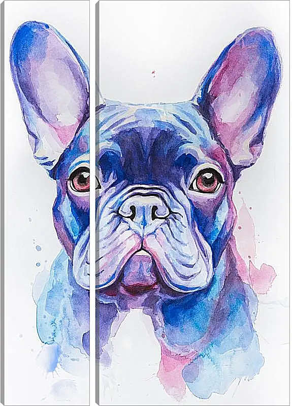 Модульная картина - French Bulldog. Mari Dein