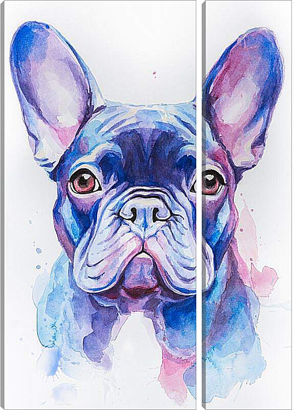 Модульная картина - French Bulldog. Mari Dein