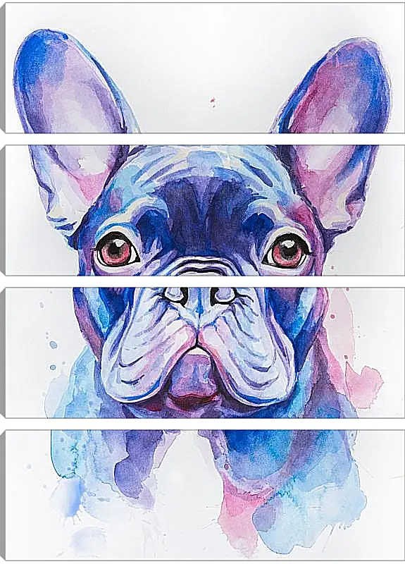 Модульная картина - French Bulldog. Mari Dein